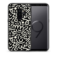 Thumbnail for Θήκη Samsung S9 Plus Doodle Art από τη Smartfits με σχέδιο στο πίσω μέρος και μαύρο περίβλημα | Samsung S9 Plus Doodle Art case with colorful back and black bezels
