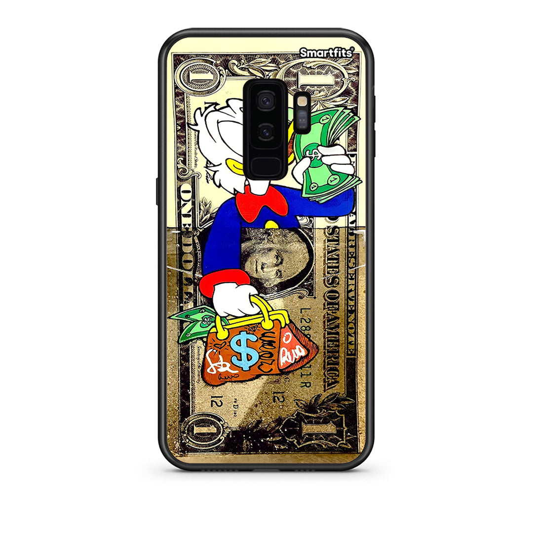 samsung s9 plus Duck Money Θήκη από τη Smartfits με σχέδιο στο πίσω μέρος και μαύρο περίβλημα | Smartphone case with colorful back and black bezels by Smartfits