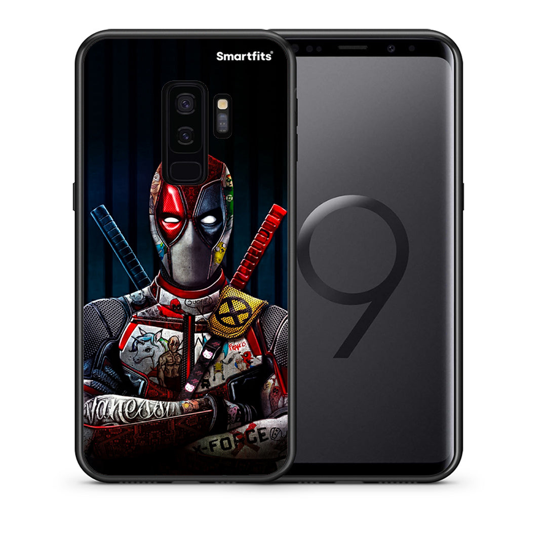 Θήκη Samsung S9 Plus Funny Guy από τη Smartfits με σχέδιο στο πίσω μέρος και μαύρο περίβλημα | Samsung S9 Plus Funny Guy case with colorful back and black bezels