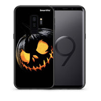 Thumbnail for Θήκη Samsung S9 Plus Halloween Scary Pumpkin από τη Smartfits με σχέδιο στο πίσω μέρος και μαύρο περίβλημα | Samsung S9 Plus Halloween Scary Pumpkin case with colorful back and black bezels