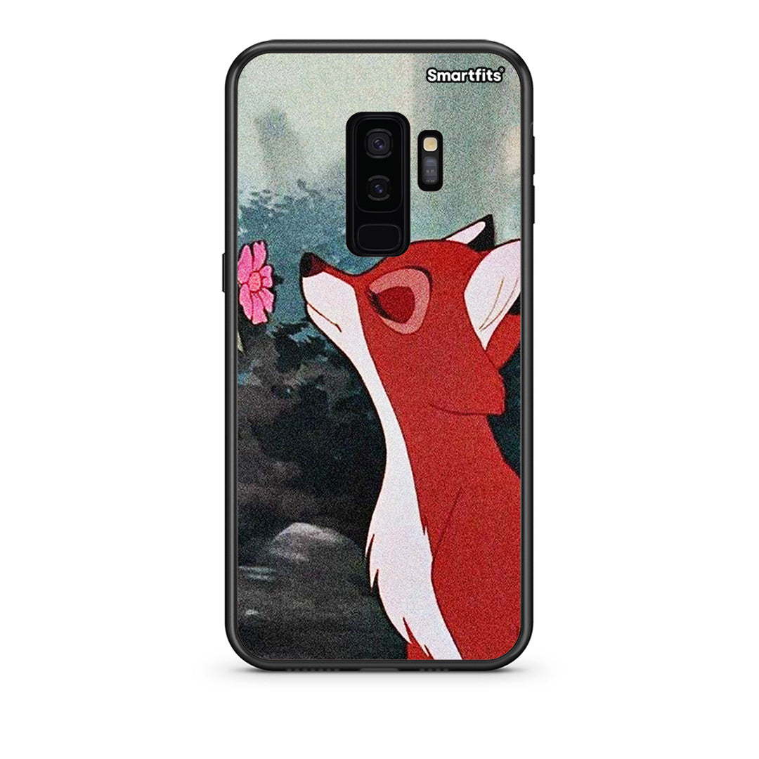 samsung s9 plus Tod And Vixey Love 2 θήκη από τη Smartfits με σχέδιο στο πίσω μέρος και μαύρο περίβλημα | Smartphone case with colorful back and black bezels by Smartfits