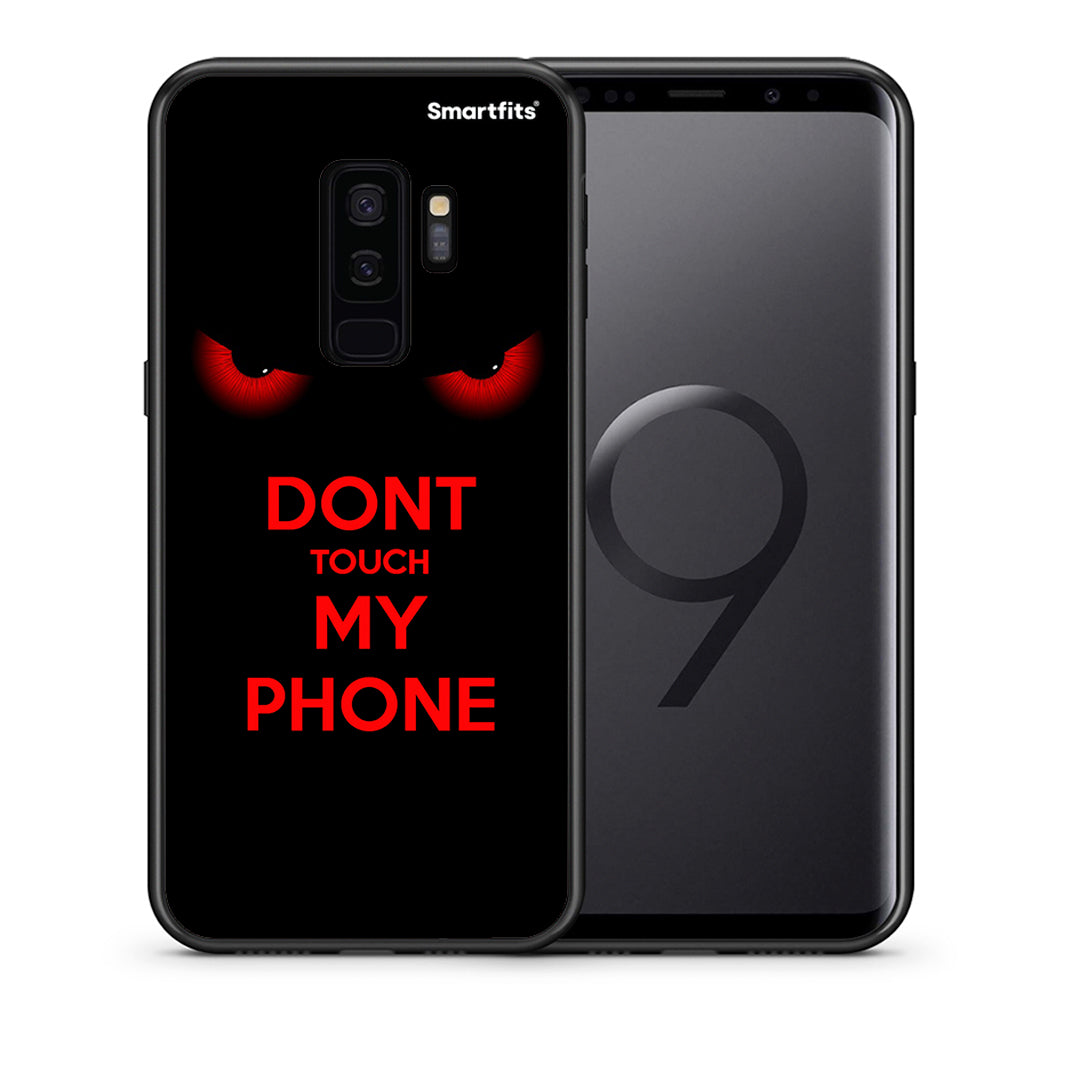 Θήκη Samsung S9 Plus Touch My Phone από τη Smartfits με σχέδιο στο πίσω μέρος και μαύρο περίβλημα | Samsung S9 Plus Touch My Phone case with colorful back and black bezels