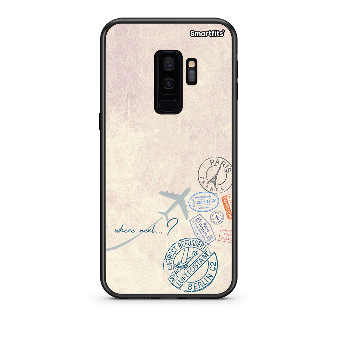 samsung s9 plus Where Next Θήκη από τη Smartfits με σχέδιο στο πίσω μέρος και μαύρο περίβλημα | Smartphone case with colorful back and black bezels by Smartfits