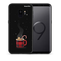 Thumbnail for Θήκη Samsung S9 Xmas Bathing από τη Smartfits με σχέδιο στο πίσω μέρος και μαύρο περίβλημα | Samsung S9 Xmas Bathing case with colorful back and black bezels