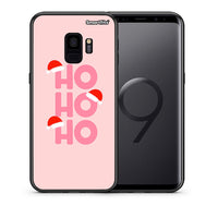 Thumbnail for Θήκη Samsung S9 Xmas Ho Ho Ho από τη Smartfits με σχέδιο στο πίσω μέρος και μαύρο περίβλημα | Samsung S9 Xmas Ho Ho Ho case with colorful back and black bezels