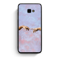 Thumbnail for Samsung J4 Plus Adam Hand θήκη από τη Smartfits με σχέδιο στο πίσω μέρος και μαύρο περίβλημα | Smartphone case with colorful back and black bezels by Smartfits