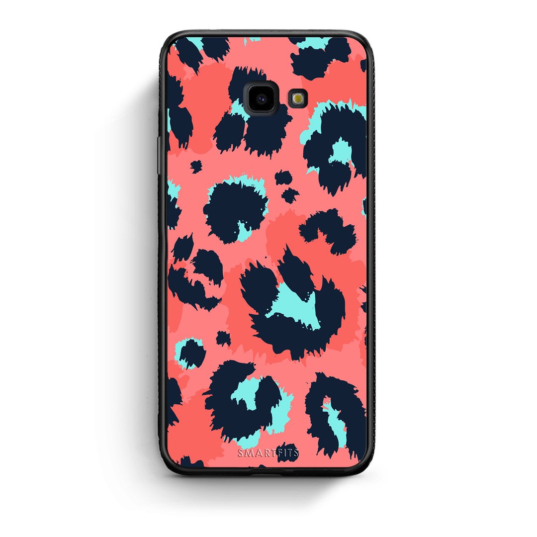 22 - Samsung J4 Plus Pink Leopard Animal case, cover, bumper