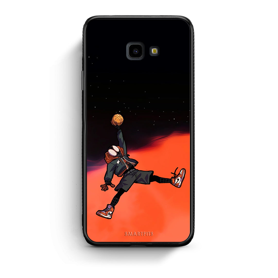 Samsung J4 Plus Basketball Hero θήκη από τη Smartfits με σχέδιο στο πίσω μέρος και μαύρο περίβλημα | Smartphone case with colorful back and black bezels by Smartfits