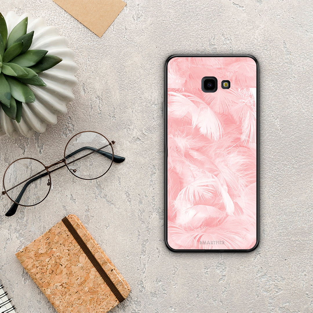 Boho Pink Feather - Samsung Galaxy J4+ case