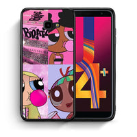 Thumbnail for Θήκη Αγίου Βαλεντίνου Samsung J4 Plus Bubble Girls από τη Smartfits με σχέδιο στο πίσω μέρος και μαύρο περίβλημα | Samsung J4 Plus Bubble Girls case with colorful back and black bezels