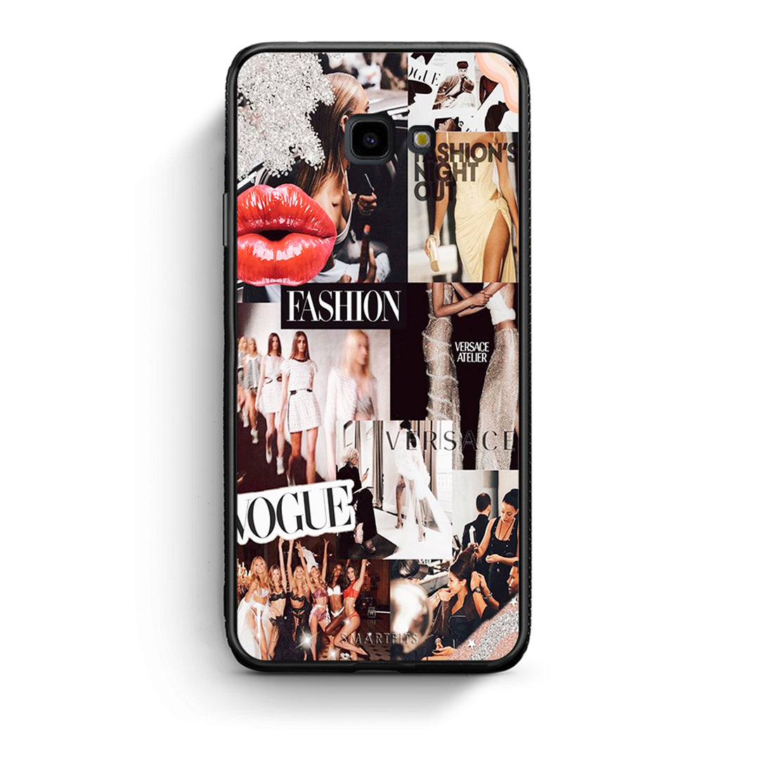 Samsung J4 Plus Collage Fashion Θήκη Αγίου Βαλεντίνου από τη Smartfits με σχέδιο στο πίσω μέρος και μαύρο περίβλημα | Smartphone case with colorful back and black bezels by Smartfits
