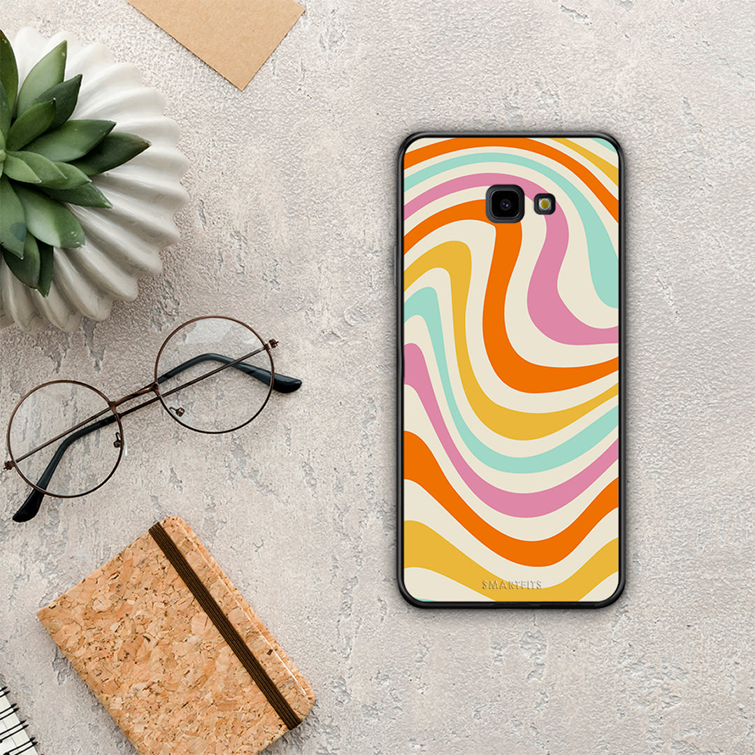 Colorful Waves - Samsung Galaxy J4+ case