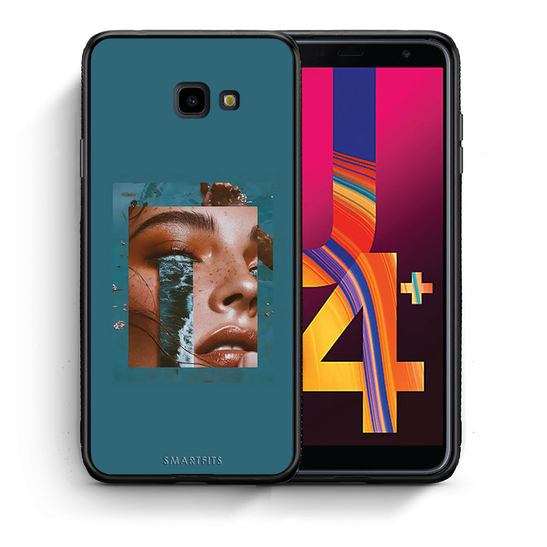 Θήκη Samsung J4 Plus Cry An Ocean από τη Smartfits με σχέδιο στο πίσω μέρος και μαύρο περίβλημα | Samsung J4 Plus Cry An Ocean case with colorful back and black bezels