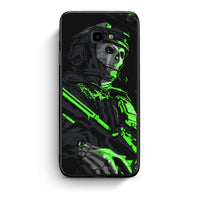 Thumbnail for Samsung J4 Plus Green Soldier Θήκη Αγίου Βαλεντίνου από τη Smartfits με σχέδιο στο πίσω μέρος και μαύρο περίβλημα | Smartphone case with colorful back and black bezels by Smartfits