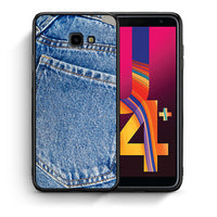 Thumbnail for Θήκη Samsung J4 Plus Jeans Pocket από τη Smartfits με σχέδιο στο πίσω μέρος και μαύρο περίβλημα | Samsung J4 Plus Jeans Pocket case with colorful back and black bezels