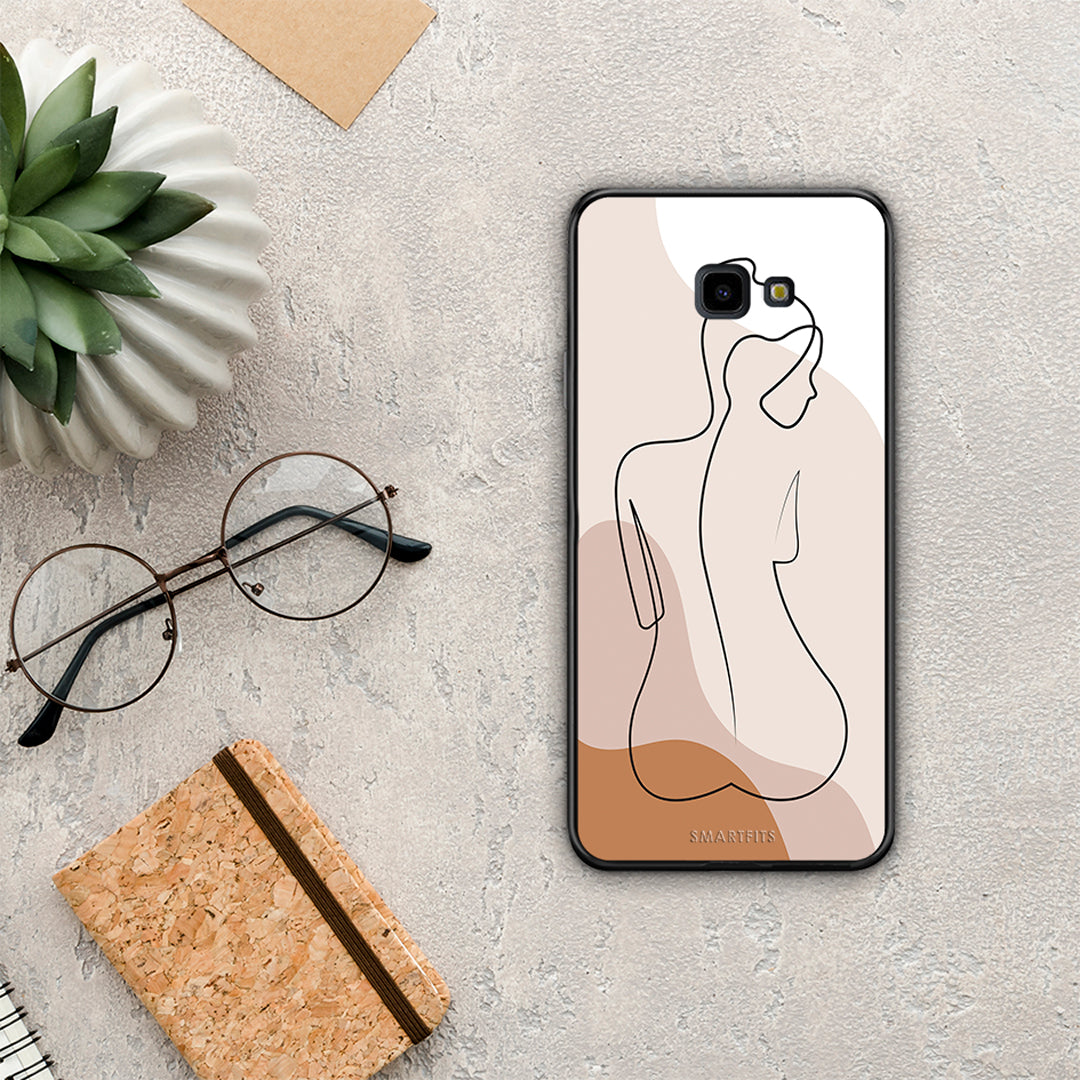 LineArt Woman - Samsung Galaxy J4+ case