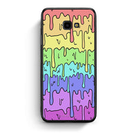 Thumbnail for Samsung J4 Plus Melting Rainbow θήκη από τη Smartfits με σχέδιο στο πίσω μέρος και μαύρο περίβλημα | Smartphone case with colorful back and black bezels by Smartfits