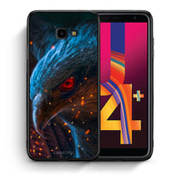 Thumbnail for Θήκη Samsung J4 Plus Eagle PopArt από τη Smartfits με σχέδιο στο πίσω μέρος και μαύρο περίβλημα | Samsung J4 Plus Eagle PopArt case with colorful back and black bezels