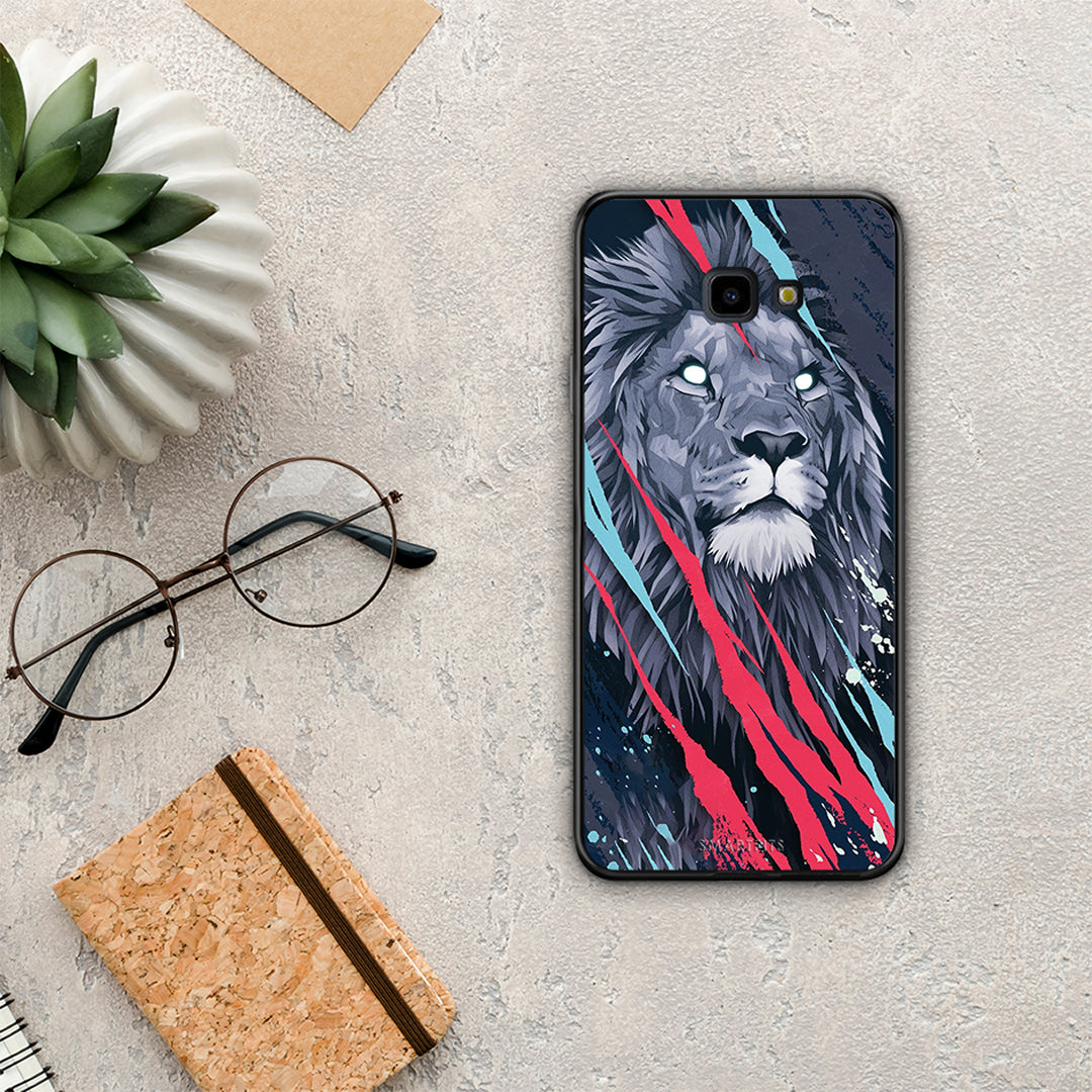 PopArt Lion Designer - Samsung Galaxy J4+ case