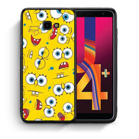 Thumbnail for Θήκη Samsung J4 Plus Sponge PopArt από τη Smartfits με σχέδιο στο πίσω μέρος και μαύρο περίβλημα | Samsung J4 Plus Sponge PopArt case with colorful back and black bezels