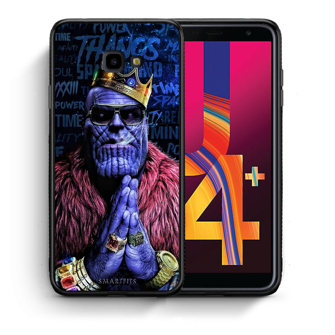 Θήκη Samsung J4 Plus Thanos PopArt από τη Smartfits με σχέδιο στο πίσω μέρος και μαύρο περίβλημα | Samsung J4 Plus Thanos PopArt case with colorful back and black bezels