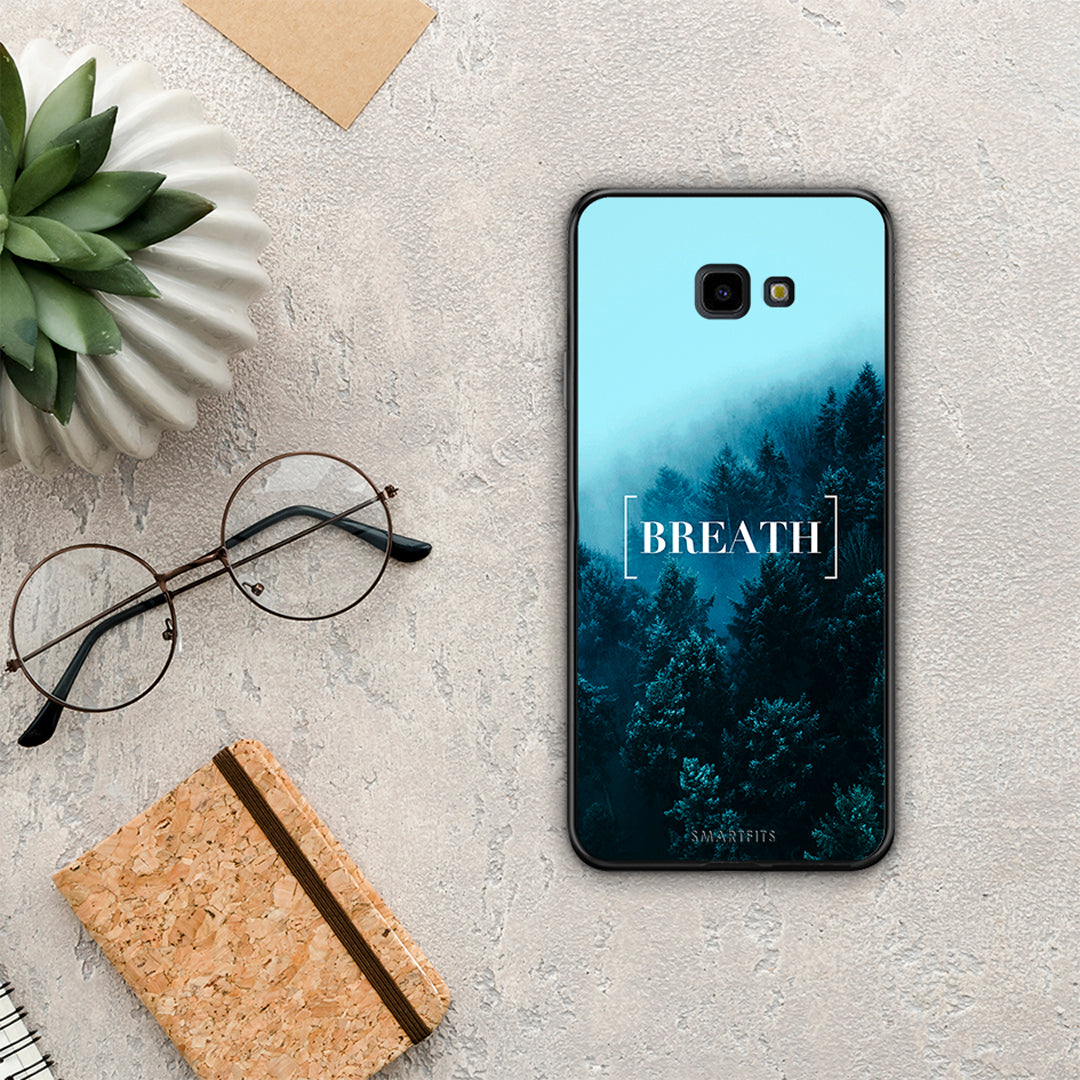 Quote Breath - Samsung Galaxy J4+ θήκη