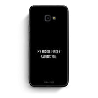 Thumbnail for Samsung J4 Plus Salute θήκη από τη Smartfits με σχέδιο στο πίσω μέρος και μαύρο περίβλημα | Smartphone case with colorful back and black bezels by Smartfits