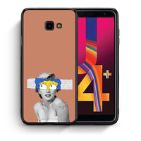 Thumbnail for Θήκη Samsung J4 Plus Sim Merilyn από τη Smartfits με σχέδιο στο πίσω μέρος και μαύρο περίβλημα | Samsung J4 Plus Sim Merilyn case with colorful back and black bezels