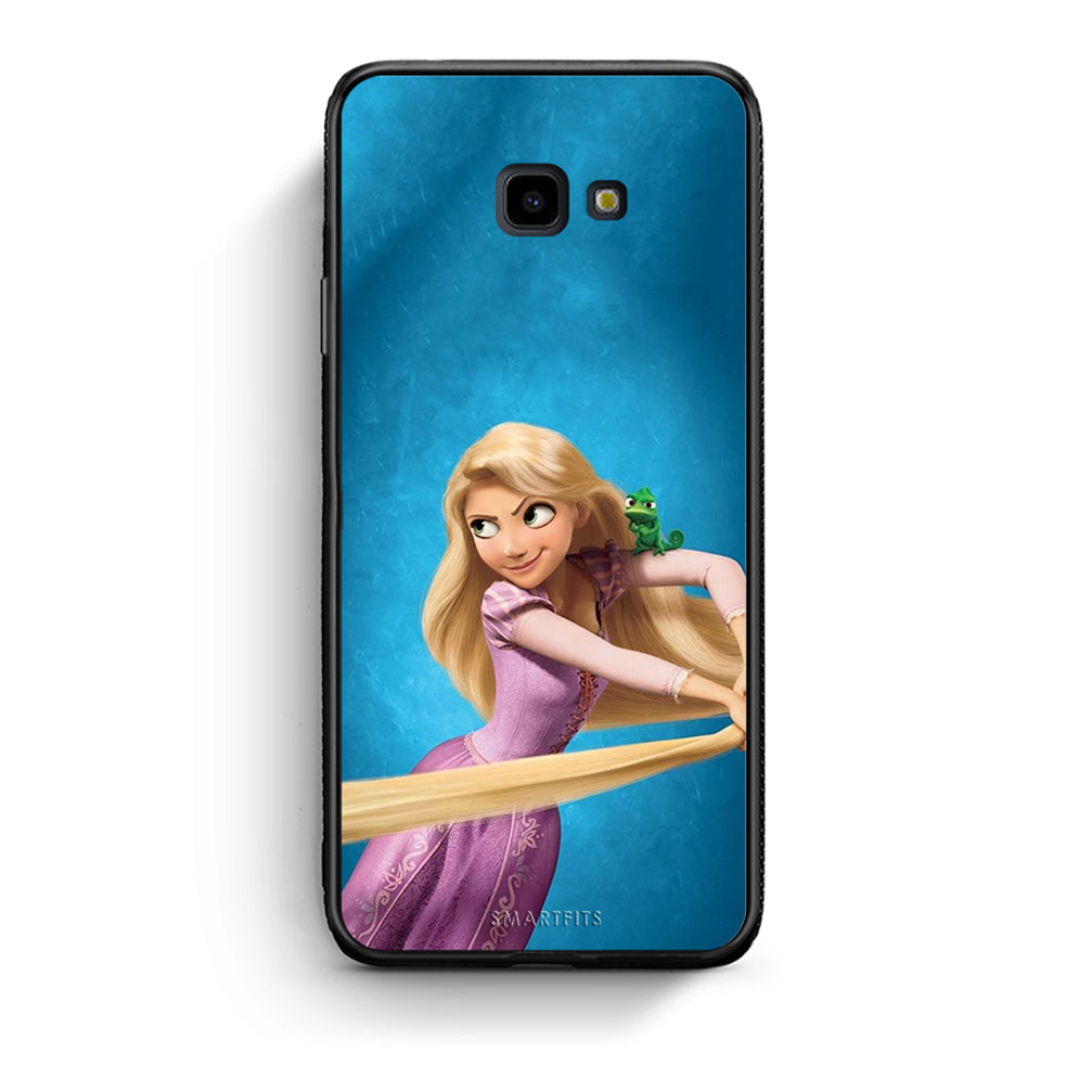 Samsung J4 Plus Tangled 2 Θήκη Αγίου Βαλεντίνου από τη Smartfits με σχέδιο στο πίσω μέρος και μαύρο περίβλημα | Smartphone case with colorful back and black bezels by Smartfits