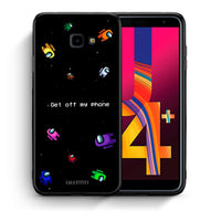 Thumbnail for Θήκη Samsung J4 Plus AFK Text από τη Smartfits με σχέδιο στο πίσω μέρος και μαύρο περίβλημα | Samsung J4 Plus AFK Text case with colorful back and black bezels