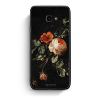Thumbnail for Samsung J4 Plus Vintage Roses θήκη από τη Smartfits με σχέδιο στο πίσω μέρος και μαύρο περίβλημα | Smartphone case with colorful back and black bezels by Smartfits