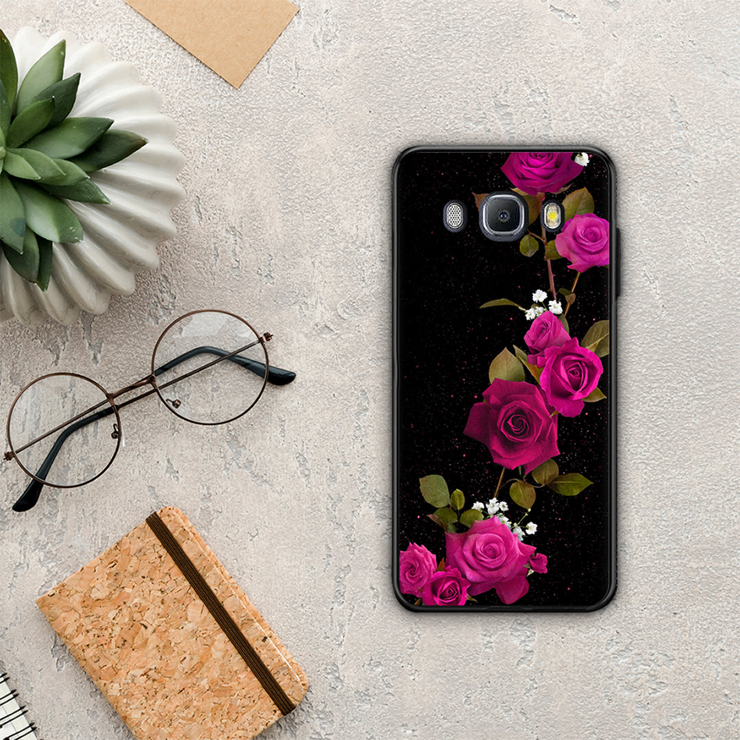 Flower Red Roses - Samsung Galaxy J7 2016 case