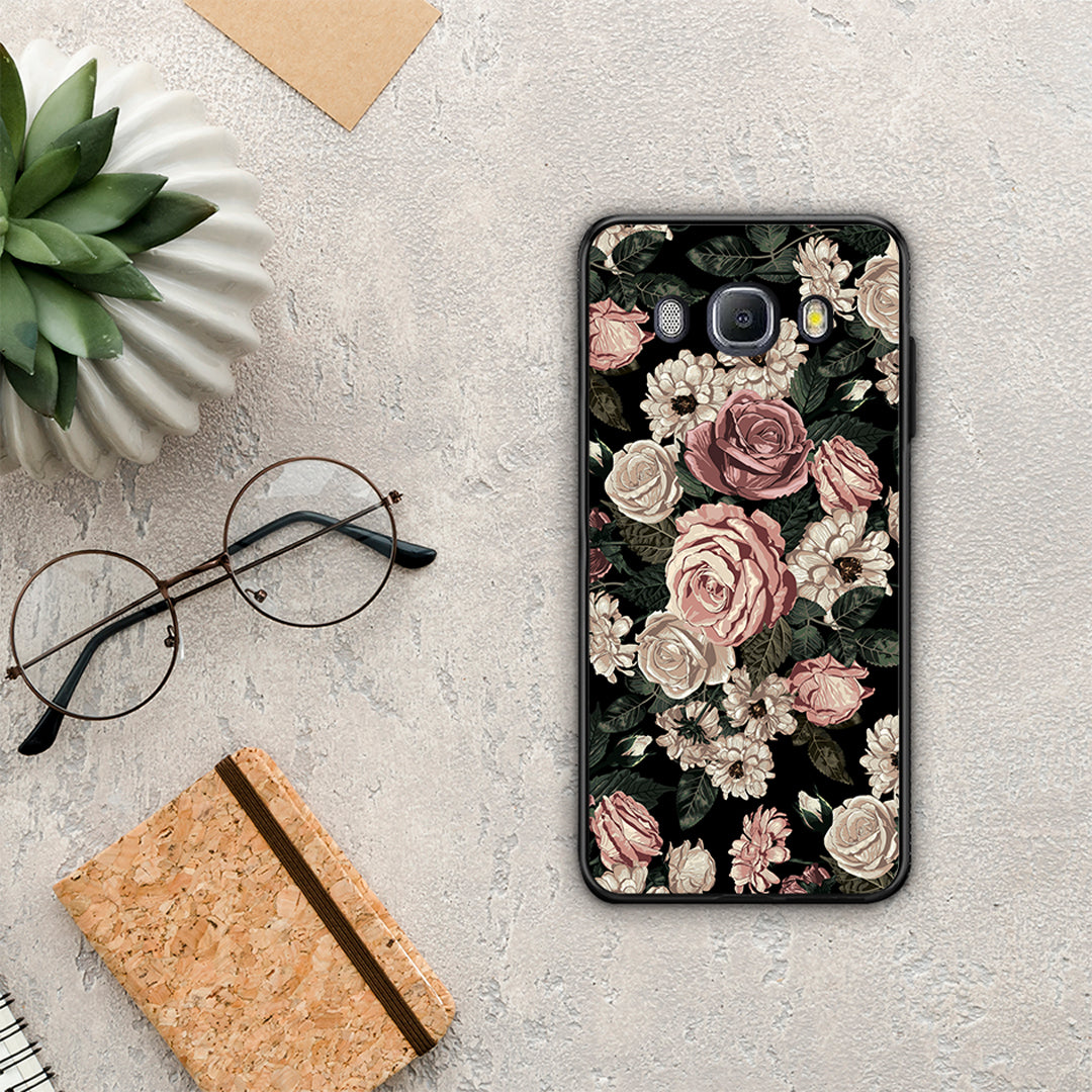 Flower Wild Roses - Samsung Galaxy J7 2016 case
