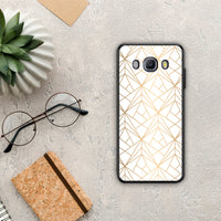 Thumbnail for Geometric Luxury White - Samsung Galaxy J7 2016 case