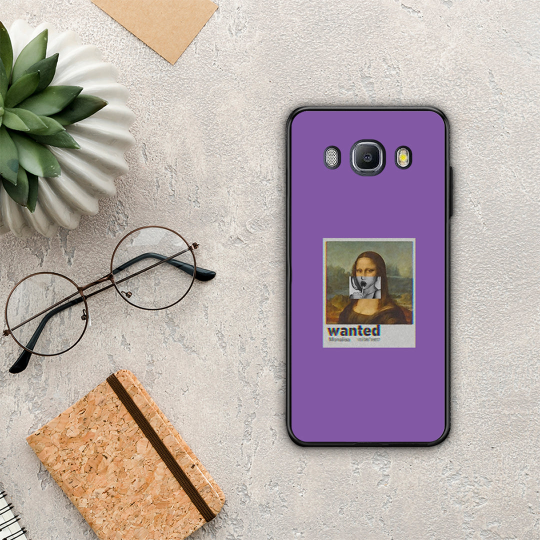 Popart Monalisa - Samsung Galaxy J7 2016 case