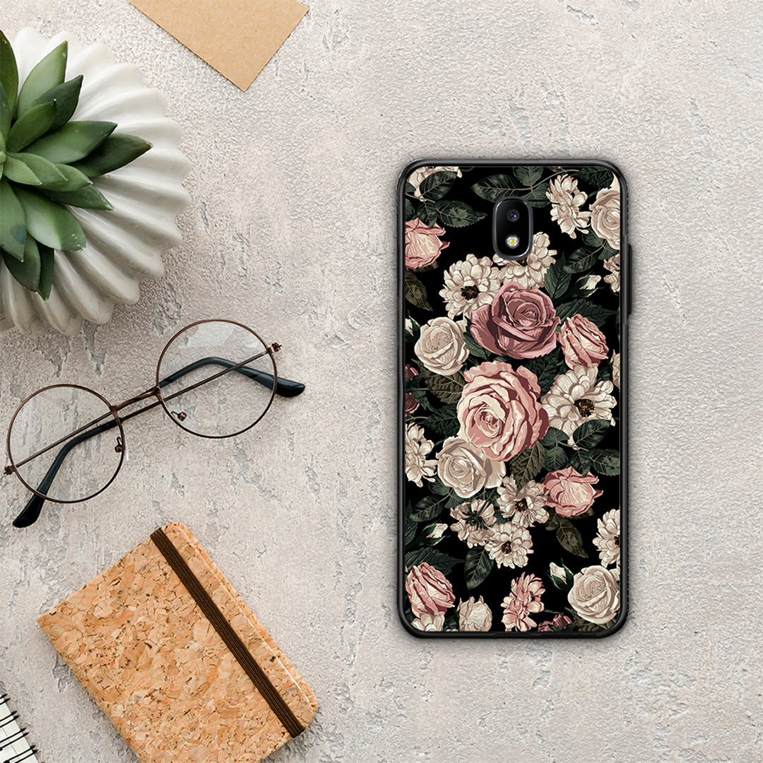 Flower Wild Roses - Samsung Galaxy J7 2017 case 