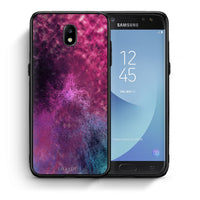 Thumbnail for Θήκη Samsung J7 2017 Aurora Galaxy από τη Smartfits με σχέδιο στο πίσω μέρος και μαύρο περίβλημα | Samsung J7 2017 Aurora Galaxy case with colorful back and black bezels