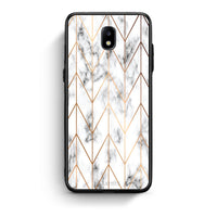 Thumbnail for 44 - Samsung J7 2017 Gold Geometric Marble case, cover, bumper