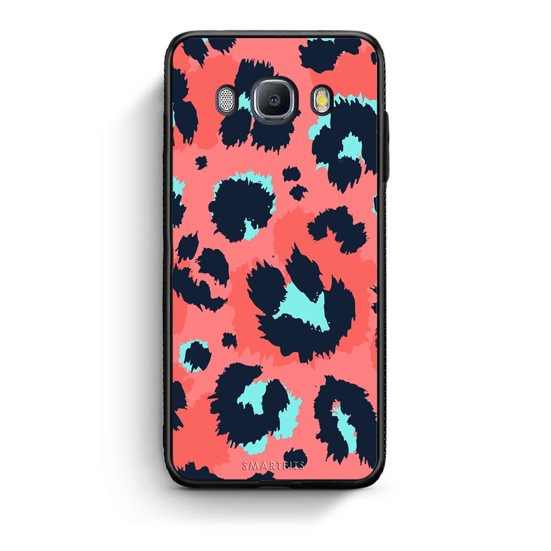 22 - Samsung J7 2016 Pink Leopard Animal case, cover, bumper