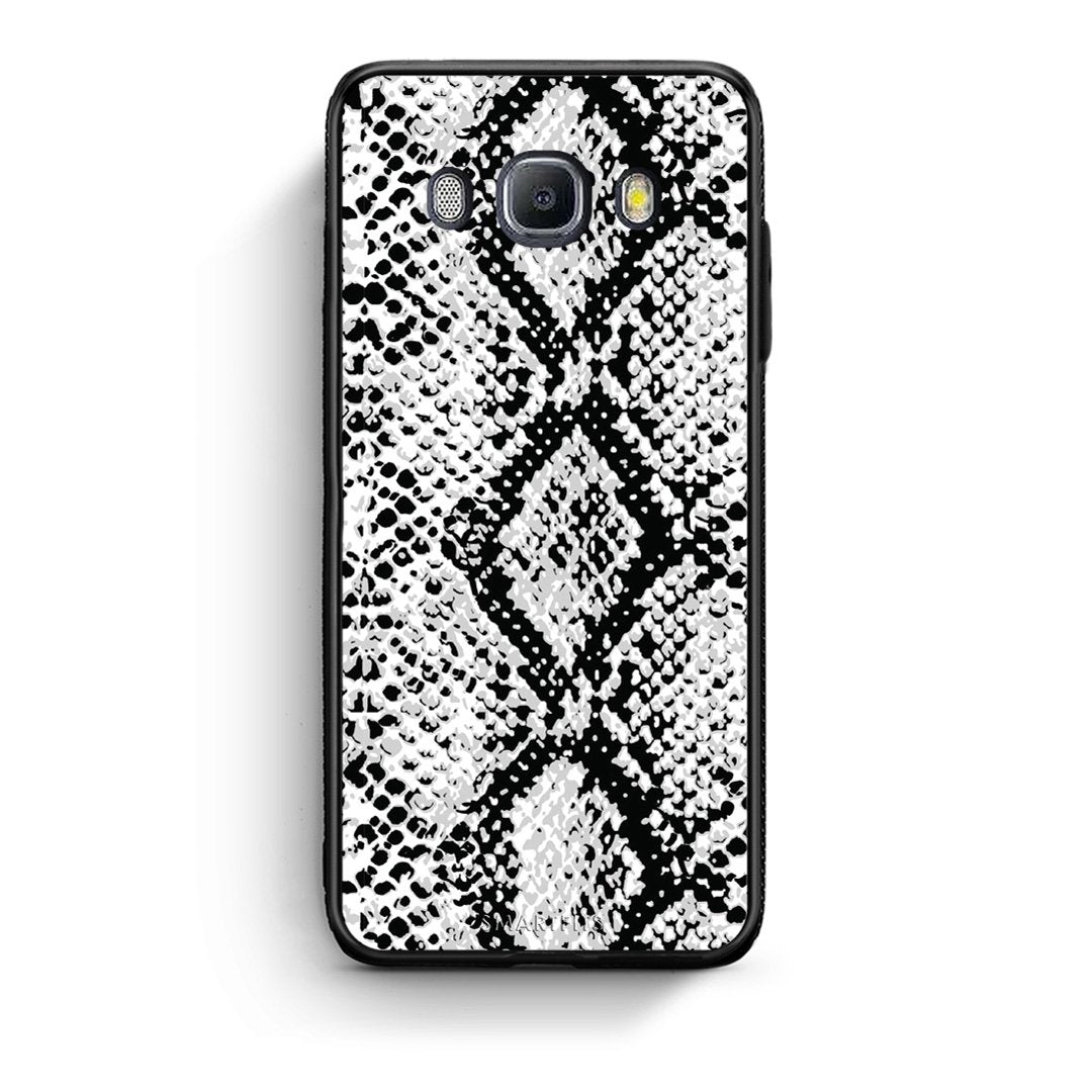 24 - Samsung J7 2016 White Snake Animal case, cover, bumper