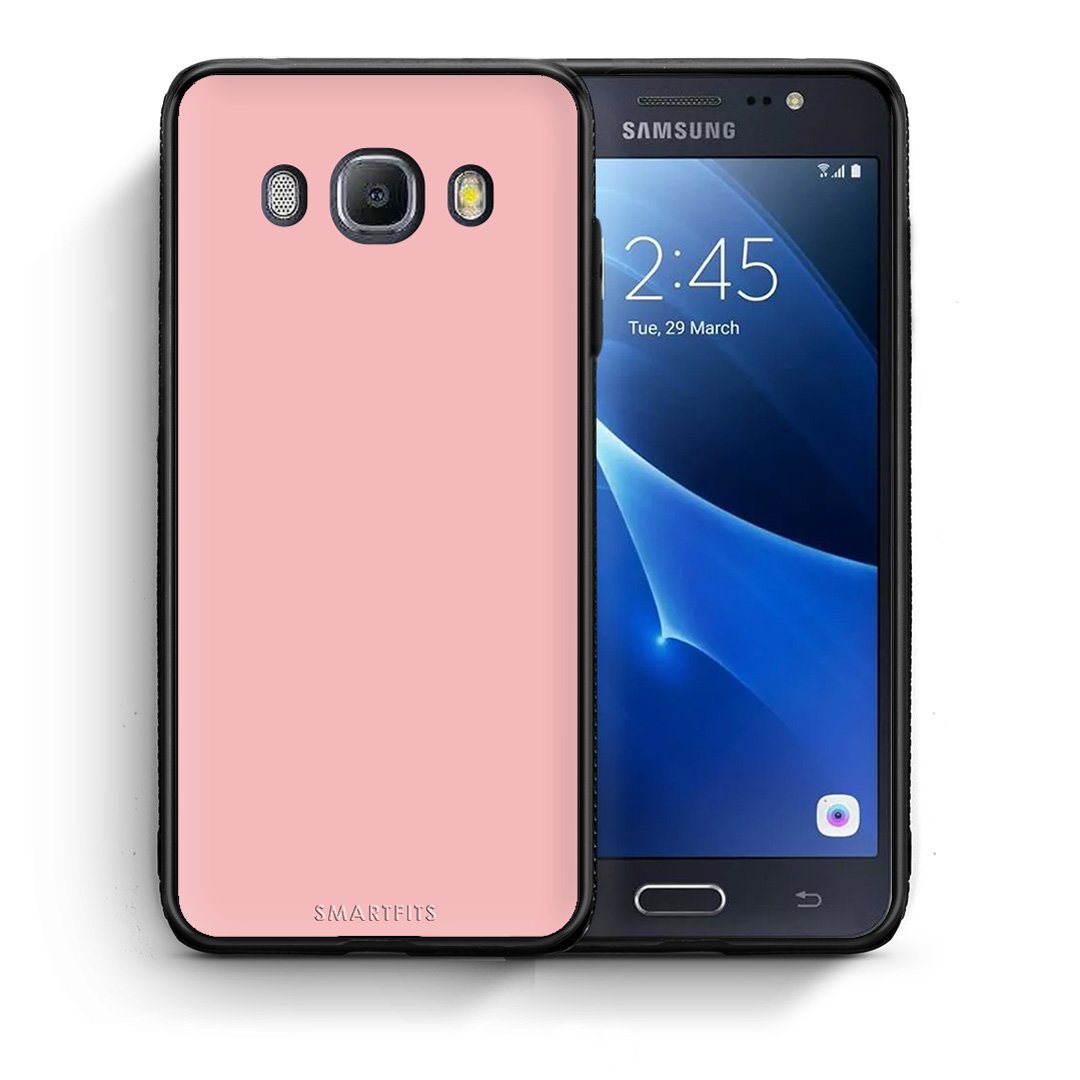 Θήκη Samsung J7 2016 Nude Color από τη Smartfits με σχέδιο στο πίσω μέρος και μαύρο περίβλημα | Samsung J7 2016 Nude Color case with colorful back and black bezels