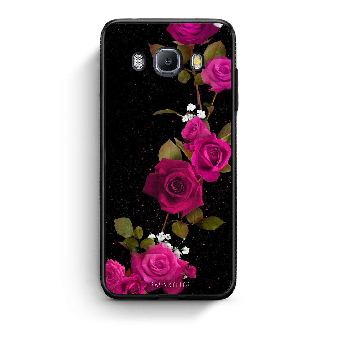 4 - Samsung J7 2016 Red Roses Flower case, cover, bumper