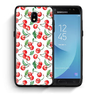 Thumbnail for Θήκη Samsung J5 2017 Cherry Summer από τη Smartfits με σχέδιο στο πίσω μέρος και μαύρο περίβλημα | Samsung J5 2017 Cherry Summer case with colorful back and black bezels