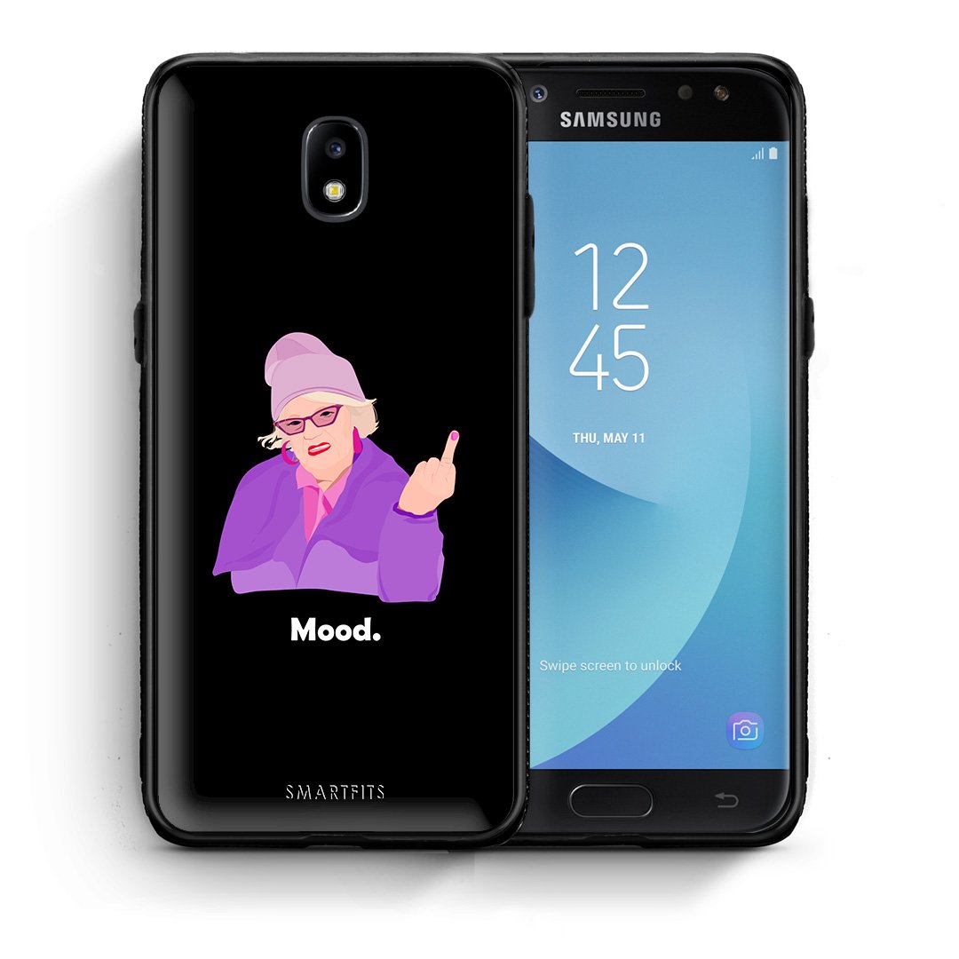Θήκη Samsung J5 2017 Grandma Mood Black από τη Smartfits με σχέδιο στο πίσω μέρος και μαύρο περίβλημα | Samsung J5 2017 Grandma Mood Black case with colorful back and black bezels