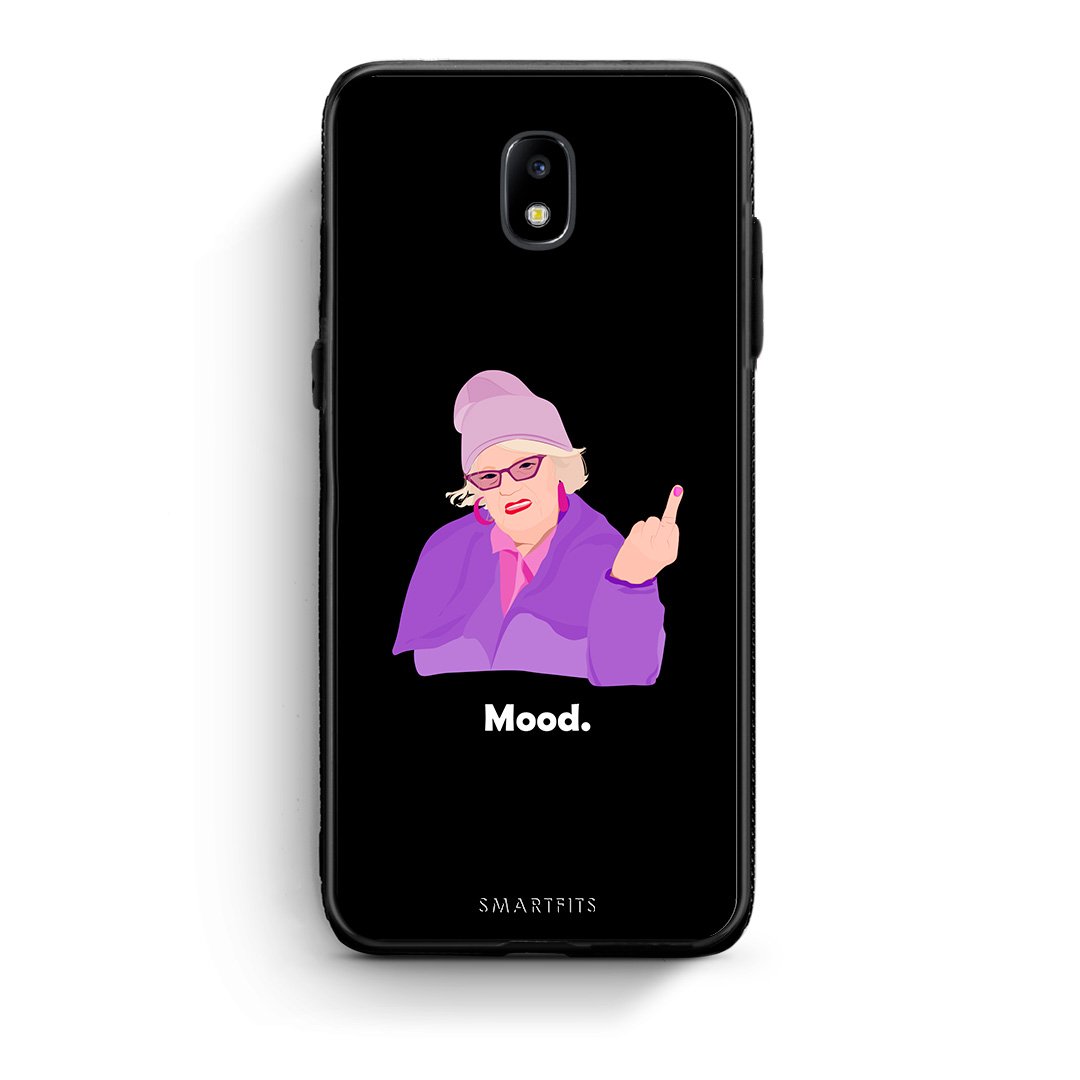 Samsung J5 2017 Grandma Mood Black θήκη από τη Smartfits με σχέδιο στο πίσω μέρος και μαύρο περίβλημα | Smartphone case with colorful back and black bezels by Smartfits