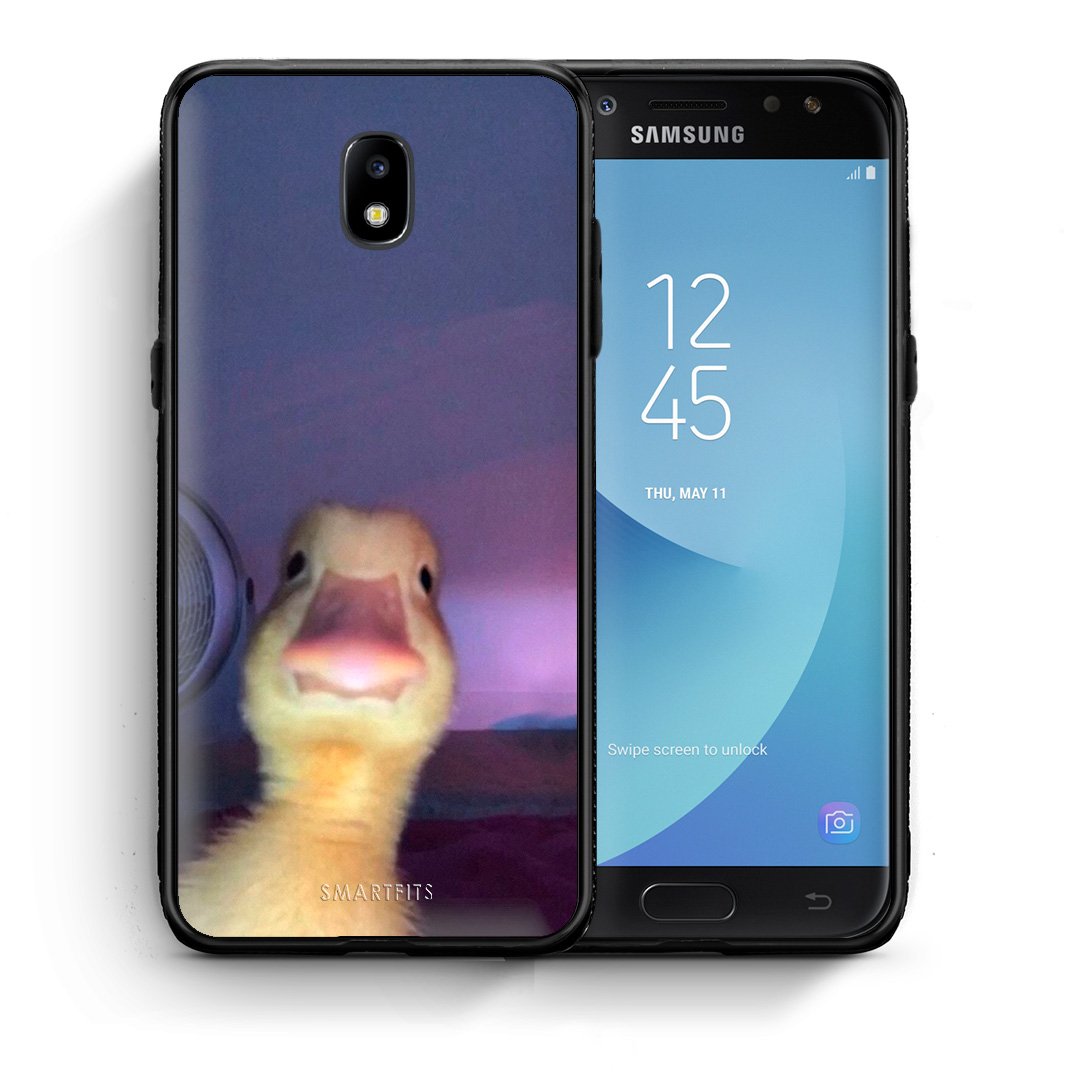 Θήκη Samsung J5 2017 Meme Duck από τη Smartfits με σχέδιο στο πίσω μέρος και μαύρο περίβλημα | Samsung J5 2017 Meme Duck case with colorful back and black bezels