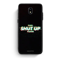Thumbnail for Samsung J7 2017 OMG ShutUp θήκη από τη Smartfits με σχέδιο στο πίσω μέρος και μαύρο περίβλημα | Smartphone case with colorful back and black bezels by Smartfits