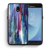 Thumbnail for Θήκη Samsung J5 2017 Winter Paint από τη Smartfits με σχέδιο στο πίσω μέρος και μαύρο περίβλημα | Samsung J5 2017 Winter Paint case with colorful back and black bezels