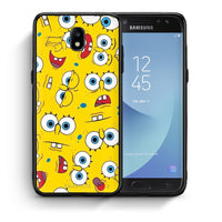 Thumbnail for Θήκη Samsung J7 2017 Sponge PopArt από τη Smartfits με σχέδιο στο πίσω μέρος και μαύρο περίβλημα | Samsung J7 2017 Sponge PopArt case with colorful back and black bezels