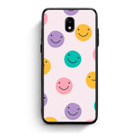 Thumbnail for Samsung J7 2017 Smiley Faces θήκη από τη Smartfits με σχέδιο στο πίσω μέρος και μαύρο περίβλημα | Smartphone case with colorful back and black bezels by Smartfits